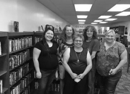 Group photo of library staff